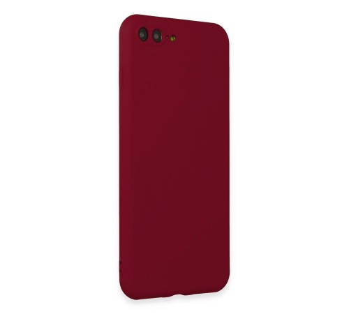 iPhone 7 Plus Kılıf First Silikon - Bordo iPhone 7 Plus Kılıf First Silikon - Bordo