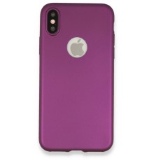 iPhone X Kılıf First Silikon - Mürdüm