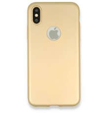 iPhone X Kılıf First Silikon - Gold