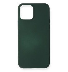 iPhone 12 Mini Kılıf First Silikon - Koyu Yeşil