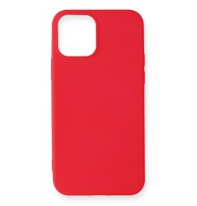 iPhone 12 Mini Kılıf First Silikon - Kırmızı