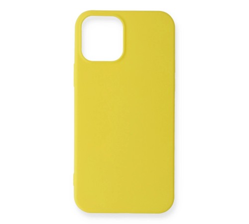 iPhone 12 Mini Kılıf First Silikon - Sarı iPhone 12 Mini Kılıf First Silikon - Sarı