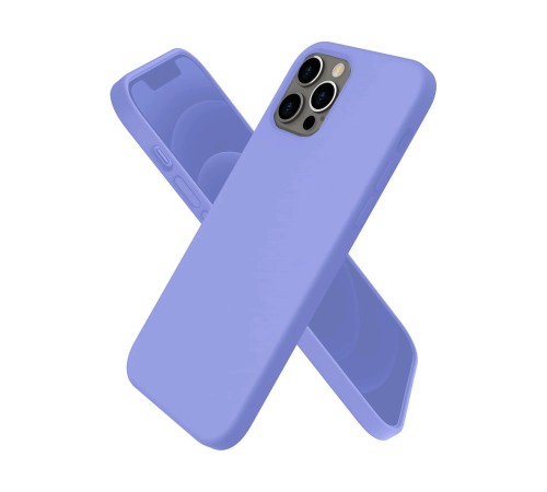 iPhone 12 Pro Kılıf First Silikon - Mor
