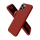 iPhone 12 Pro Kılıf First Silikon - Bordo
