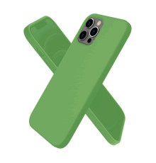 iPhone 12 Pro Kılıf First Silikon - Yeşil