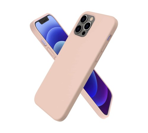 iPhone 12 Pro Kılıf First Silikon - Pudra