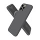 iPhone 12 Pro Max Kılıf First Silikon - Gri