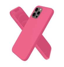 iPhone 12 Pro Max Kılıf First Silikon - Pembe