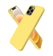 iPhone 12 Pro Max Kılıf First Silikon - Sarı