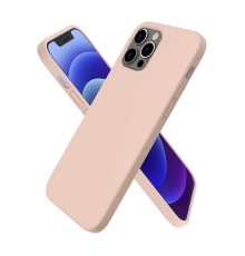 iPhone 12 Pro Max Kılıf First Silikon - Pudra