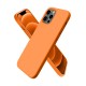 iPhone 12 Pro Max Kılıf First Silikon - Turuncu