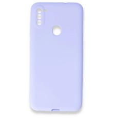 Samsung Galaxy A11 Kılıf First Silikon - Lila