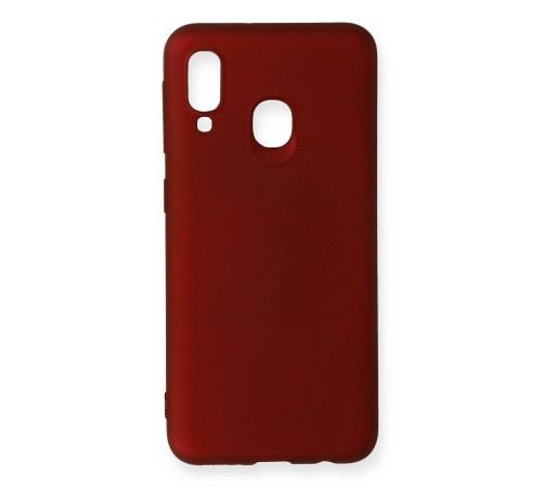 Samsung Galaxy A20E Kılıf First Silikon - Bordo Samsung Galaxy A20E Kılıf First Silikon - Bordo