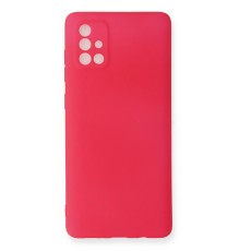 Samsung Galaxy A71 Kılıf First Silikon - Pembe