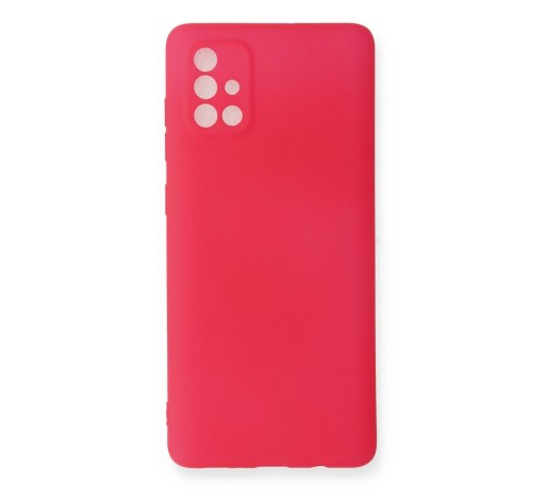 Samsung Galaxy A71 Kılıf First Silikon - Pembe