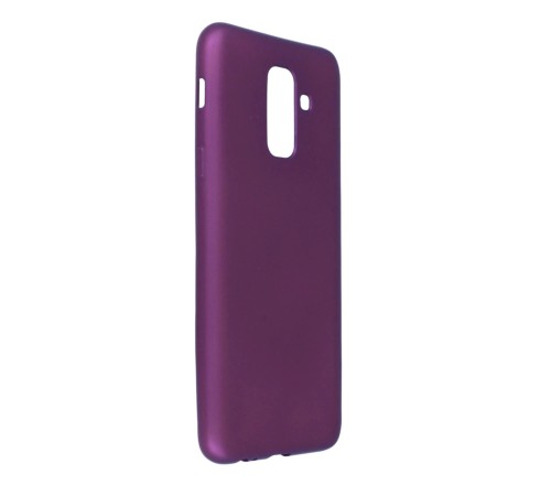 Samsung Galaxy A6 Plus 2018 Kılıf First Silikon - Mürdüm