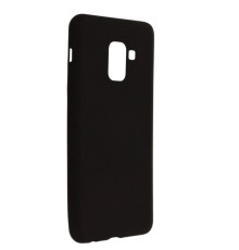 Samsung Galaxy A8 2018 Kılıf First Silikon - Siyah