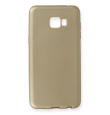 Samsung Galaxy C5 Pro Kılıf First Silikon - Gold