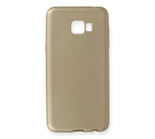 Samsung Galaxy C5 Pro Kılıf First Silikon - Gold Samsung Galaxy C5 Pro Kılıf First Silikon - Gold