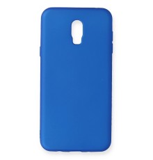 Samsung Galaxy C8 Kılıf First Silikon - Mavi