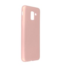 Samsung Galaxy J6 Kılıf First Silikon - Rose Gold