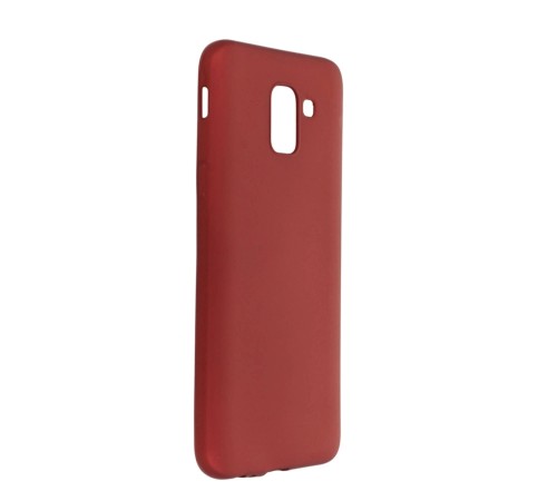 Samsung Galaxy J6 Kılıf First Silikon - Bordo Samsung Galaxy J6 Kılıf First Silikon - Bordo