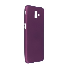 Samsung Galaxy J6 Plus Kılıf First Silikon - Mürdüm