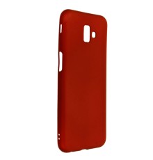 Samsung Galaxy J6 Plus Kılıf First Silikon - Bordo