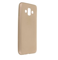 Samsung Galaxy J7 Duo Kılıf First Silikon - Gold
