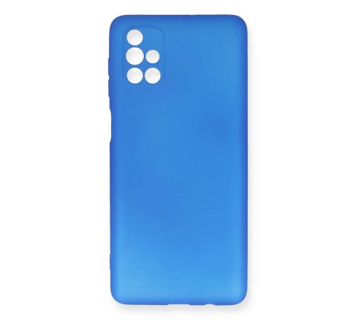 Samsung Galaxy M51 Kılıf First Silikon - Mavi Samsung Galaxy M51 Kılıf First Silikon - Mavi