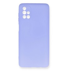 Samsung Galaxy M51 Kılıf First Silikon - Lila