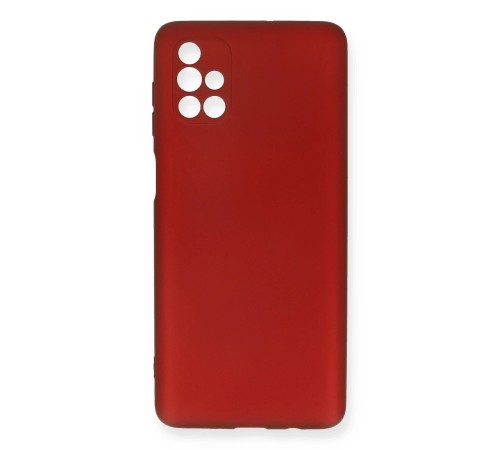 Samsung Galaxy M51 Kılıf First Silikon - Bordo Samsung Galaxy M51 Kılıf First Silikon - Bordo