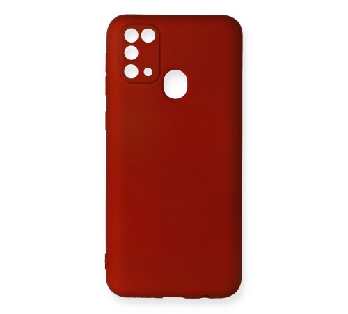 Samsung Galaxy M31 Kılıf First Silikon - Bordo Samsung Galaxy M31 Kılıf First Silikon - Bordo