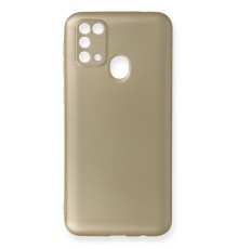 Samsung Galaxy M31 Kılıf First Silikon - Gold
