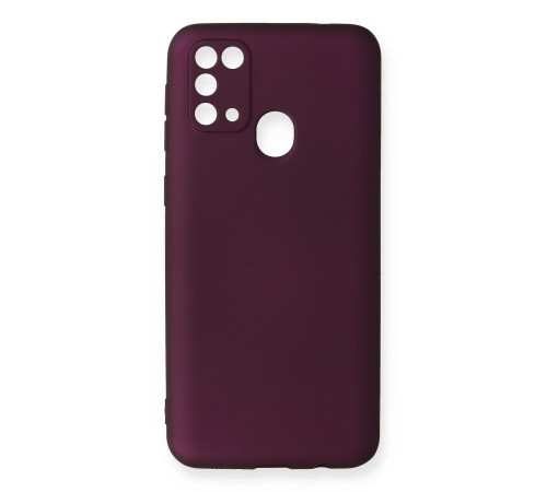 Samsung Galaxy M31 Kılıf First Silikon - Mürdüm Samsung Galaxy M31 Kılıf First Silikon - Mürdüm