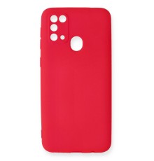 Samsung Galaxy M31 Kılıf First Silikon - Kırmızı