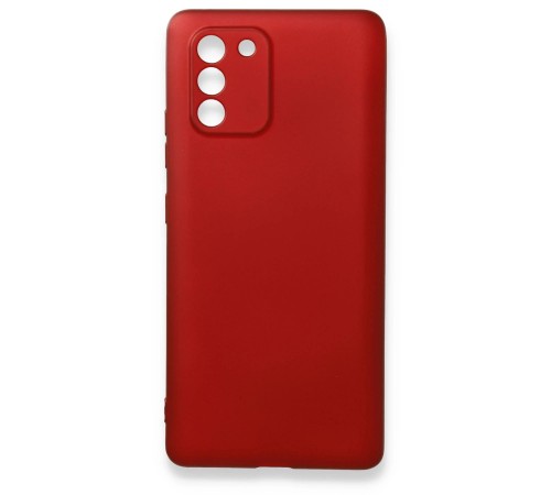 Samsung Galaxy A91 / S10 Lite Kılıf First Silikon - Bordo