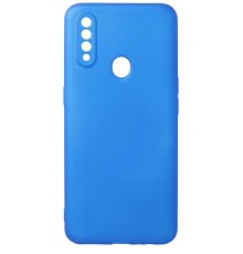 Oppo A31 Kılıf First Silikon - Mavi