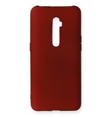 Oppo Reno 10X Kılıf First Silikon - Bordo