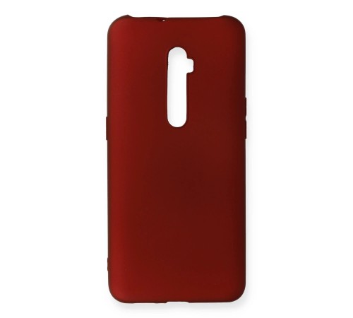 Oppo Reno 10X Kılıf First Silikon - Bordo Oppo Reno 10X Kılıf First Silikon - Bordo