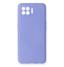 Oppo Reno 4 Lite Kılıf First Silikon - Lila