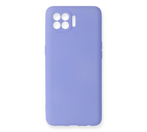 Oppo Reno 4 Lite Kılıf First Silikon - Lila Oppo Reno 4 Lite Kılıf First Silikon - Lila