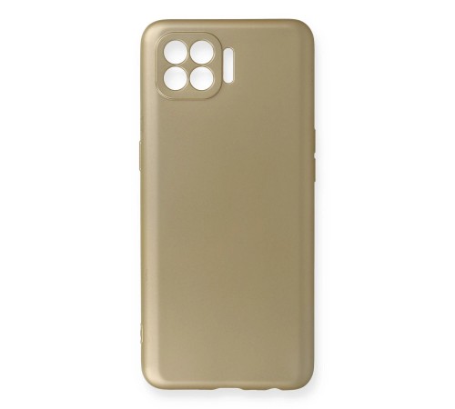 Oppo Reno 4 Lite Kılıf First Silikon - Gold Oppo Reno 4 Lite Kılıf First Silikon - Gold