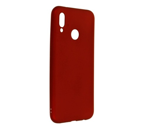 Huawei P20 Lite Kılıf First Silikon - Bordo