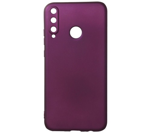 Huawei P40 Lite E Kılıf First Silikon - Mürdüm