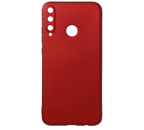 Huawei P40 Lite E Kılıf First Silikon - Bordo