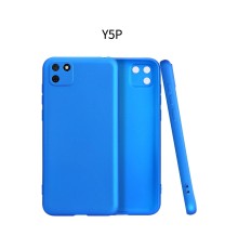 Huawei Y5P Kılıf First Silikon - Mavi