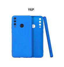 Huawei Y6P Kılıf First Silikon - Mavi