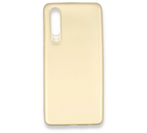 Huawei P30 Kılıf First Silikon - Gold Huawei P30 Kılıf First Silikon - Gold