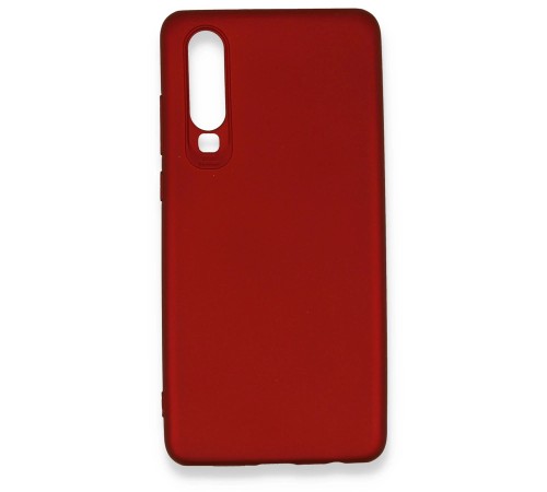 Huawei P30 Kılıf First Silikon - Bordo Huawei P30 Kılıf First Silikon - Bordo